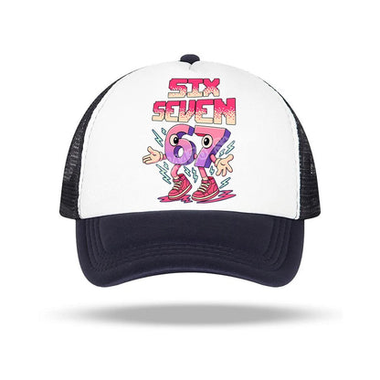 Steal A Brainrot 67 Baseball Cap Anime Character Print Sun Hat Child Adults Adjustable Peaked Caps Summer Casual Hats Xmas Gifts