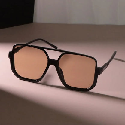 Classic Square Designer Sunglasses Women Men Big Frame Mirror Sun Glasses Female Male Outdoor Trendy Brand Oculos De Sol