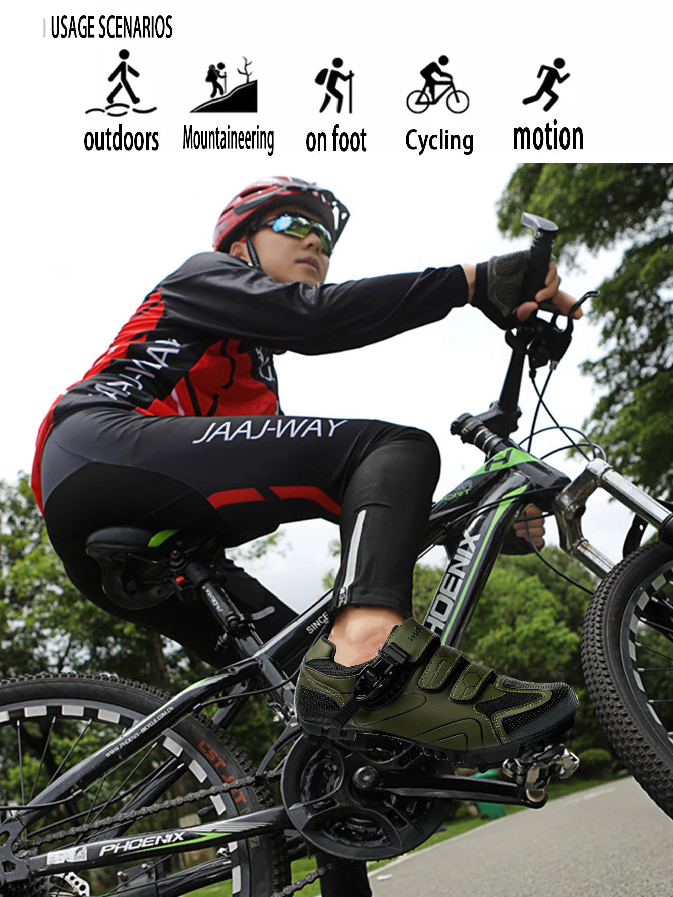 Spring 2025 MTB Cycling Shoes with Clamps for Men, Carbon Sports Shoes, Speed, Mountain Running, Mountain Bike Shoes