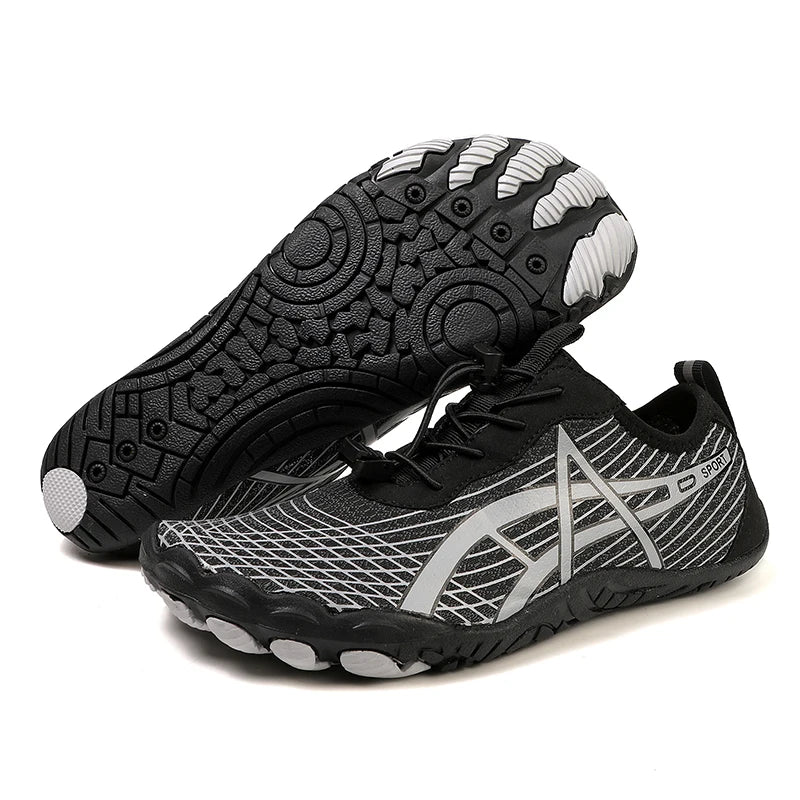„Aqua Shoes“ vyriški vandens batai, basų kojų paplūdimio batai, unisex greitai džiūstantys lauko batai su vata, sporto salės treniruočių avalynė, sportiniai bateliai, dydžiai 35–46