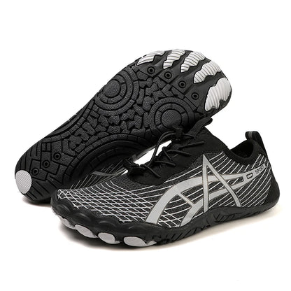 „Aqua Shoes“ vyriški vandens batai, basų kojų paplūdimio batai, unisex greitai džiūstantys lauko batai su vata, sporto salės treniruočių avalynė, sportiniai bateliai, dydžiai 35–46