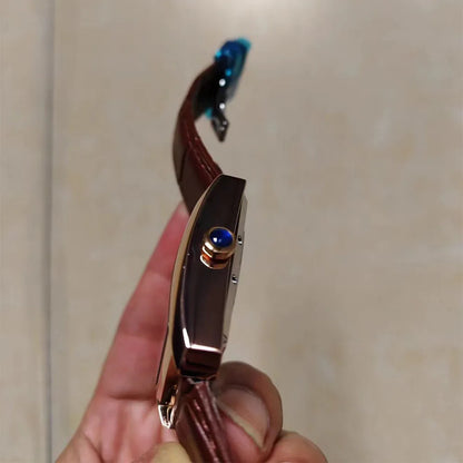 Montre automatique de luxe pour homme – Montre-bracelet mécanique, modèle élégant de grande marque, boîtier carré en acier inoxydable, étanche – CARLTINY