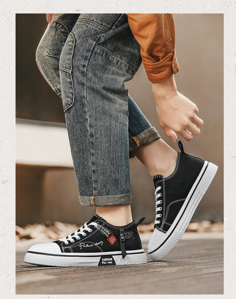 Chaussures de ville décontractées en toile pour hommes, grandes tailles, idéales pour l’été, avec semelle souple et antidérapante, parfaites pour la marche en extérieur, chaussures de sport à la mode pour jeunes, ch