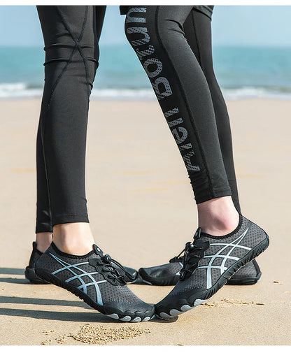 „Aqua Shoes“ vyriški vandens batai, basų kojų paplūdimio batai, unisex greitai džiūstantys lauko batai su vata, sporto salės treniruočių avalynė, sportiniai bateliai, dydžiai 35–46