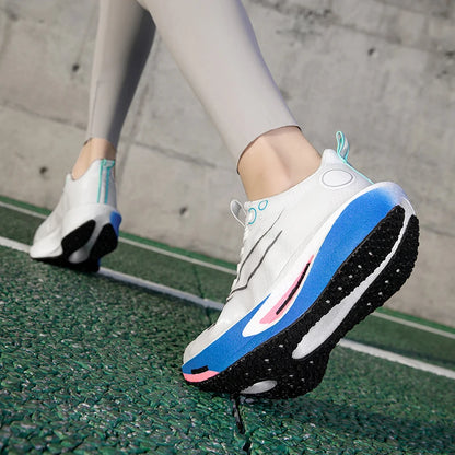 2025 Men's And Women's Carbon Board Running Shoes Professional Marathon, Lightweight Rebound Cushioning Breathable Sports Shoes