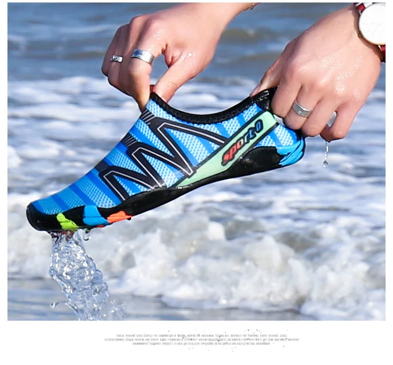 Aqua Shoes Quick Dry Beach Water Shoes Unisex Swim Aqua Slippers Barefoot Surfing Upstream Sneakers Light Summer Outdoor Socks