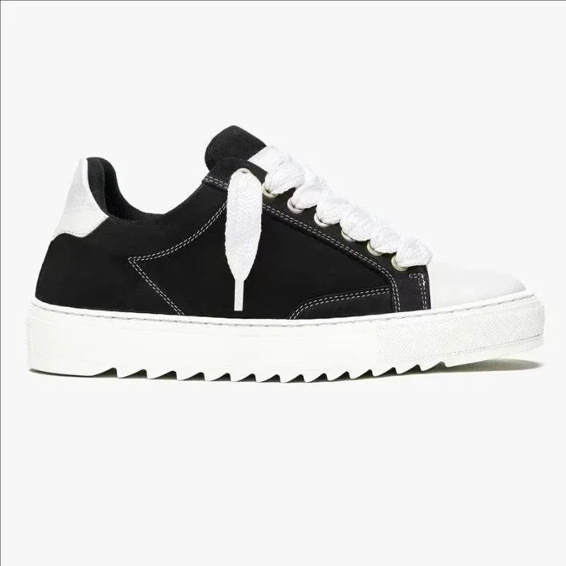 Baskets en toile peinte de style britannique, marque de luxe, pour hommes et femmes, motif à pois, chaussures de sport tendance pour tous les jours.