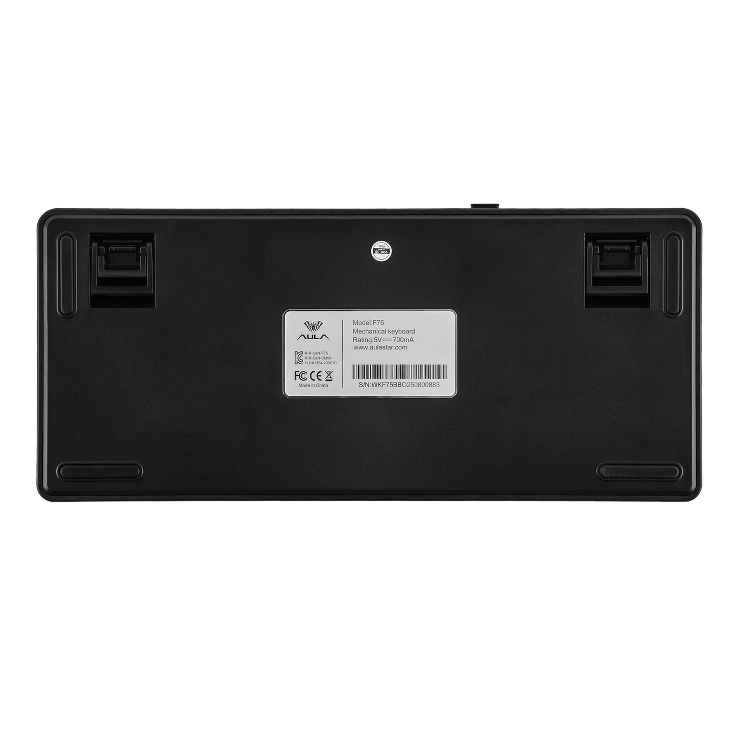 EPOMAKER AULA F75 ISO-ES 75% Spanische QWERTY Hot-Swap, Gasket-Mounted, kabelgebundene/Bluetooth/2.4GHz kabellose mechanische Gaming-Tastatur mit RGB-Hintergrundbeleuchtung