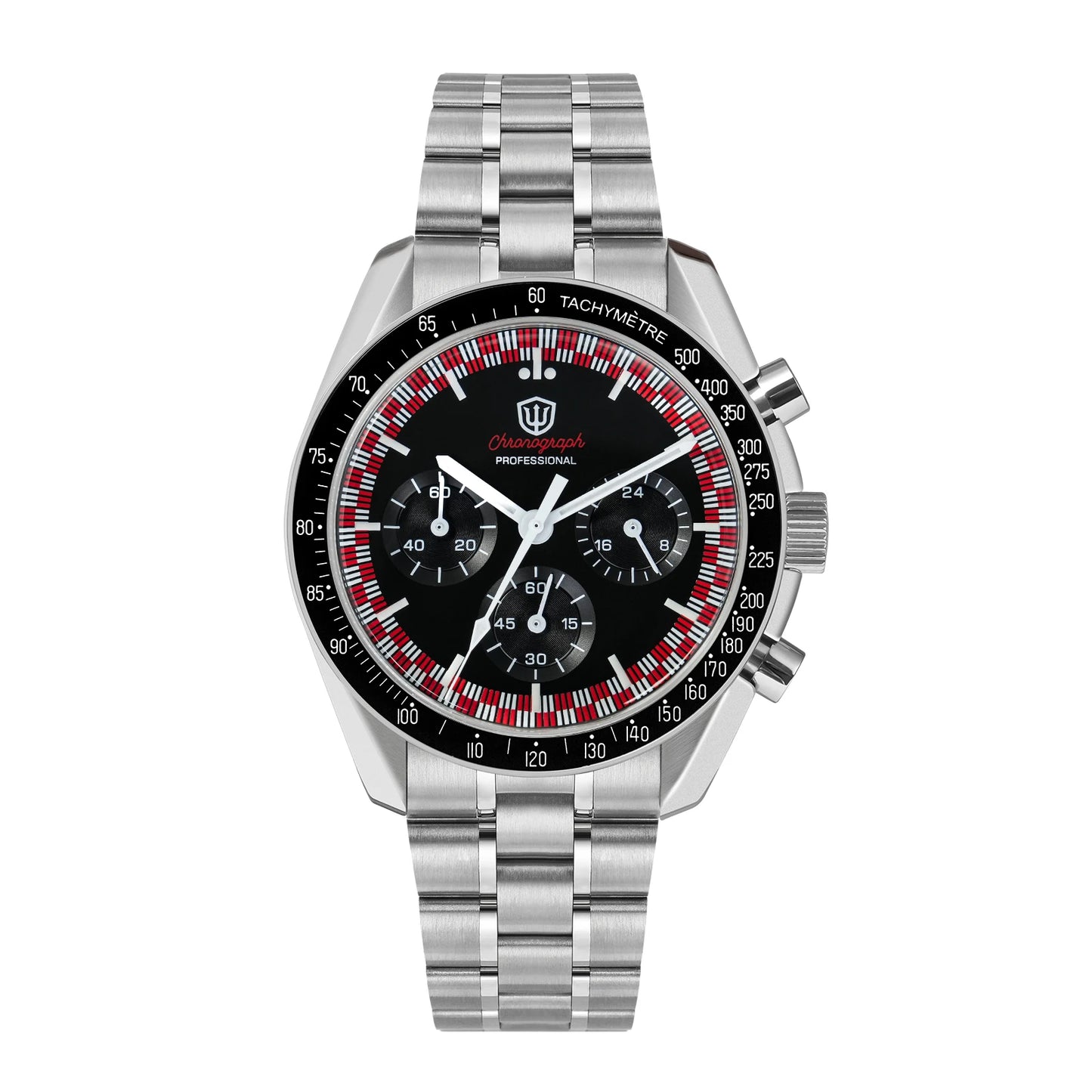 Watchdives New Wd1863 Quarz-Herrenuhr VK63 Chronograph Bubble-Saphirglas Wasserdicht 39Mm Stahl Top-Marke Luxus-Business-Uhr