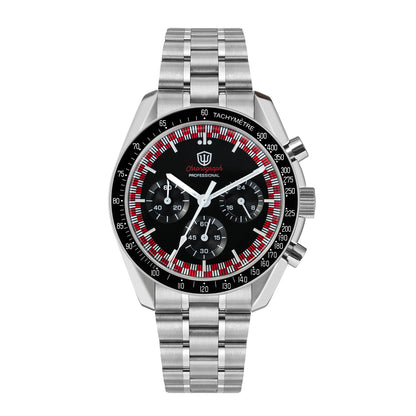 Watchdives New Wd1863 Quarz-Herrenuhr VK63 Chronograph Bubble-Saphirglas Wasserdicht 39Mm Stahl Top-Marke Luxus-Business-Uhr