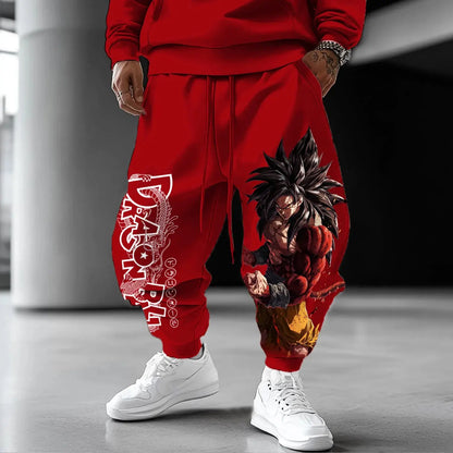 Joggers estivi 2026 Dragon Ball Goku con stampa 3D, pantaloni casual oversize ad asciugatura rapida per outdoor e hip hop, per uomo, donna e bambini, stile Y2K
