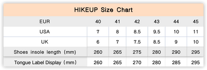 HIKEUP Non-Slip Wear-Resistant Outdoor Hiking Shoes, Breathable Splashproof Climbing Sneakers for Men, Trekking, Tourism, Mountain Shoes