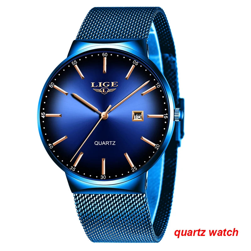 LIGE muške automatske mehaničke ručne satove – vrhunski luksuzni sat s tourbillonom, elegantan i vodootporan model, idealan za posao ili formalne prigode.