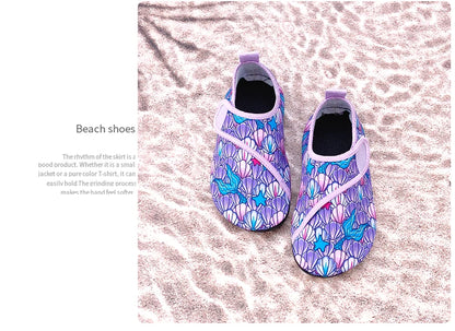 Weiche, faltbare Wasserschuhe für Jungen und Mädchen – Kinder-Strandschuhe für Sommer, Outdoor, Waten, Schwimmen, Surfen und Meer, schnell trocknende Aqua-Schuhe