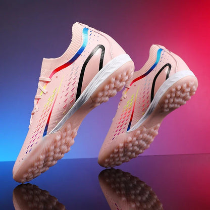 Nouveaux hommes chaussures de Football ultralégères TF/FG bottes de Football professionnelles unisexe antidérapant de haute qualité en gros livraison directe formation