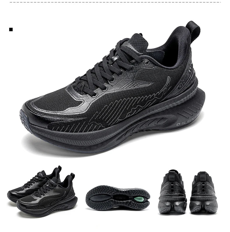 Onemix New Original Men’s Running Sports Shoes Shock Absorption Soft Lightweight Breathable Mesh Non-Slip Cushioning Sneakers