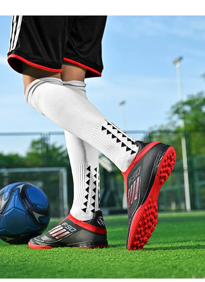 Nouvelles Chaussures de Football pour Hommes, Résistantes au Terrain, Respirantes, de Haute Qualité, Décontractées, Ultralégères, pour l'Extérieur