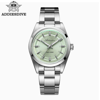 ADDIESDIVE 2026 New Luxury Men Analog Watch VH31 Bubble Glass Quartz Watch 10Bar BGW9 Luminous Steel Personalized Watch AD2515