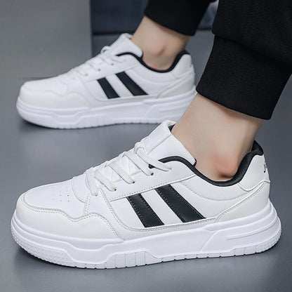 Plus Big Size 50 51 52 Men's Leather Sneakers Casual Sports Shoes Flat Skateboard Shoes Hot Sale for Dropshipping