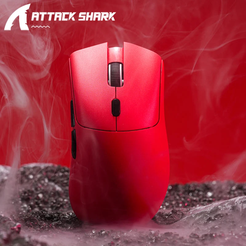 Attack Shark R1 Wireless Mouse Bluetooth Gaming Mouse, Viral Mouse Reviewed by Influencers PAW3311 Sensor, 1000Hz Return-rate