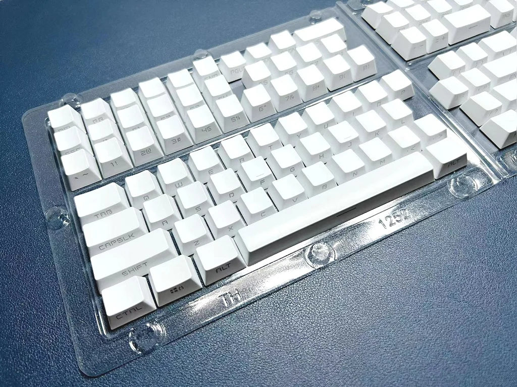 Teclas retroiluminadas con grabado lateral de 131 teclas para teclado mecánico con interruptores Cherry MX, perfil OEM, keycaps ABS personalizadas DIY