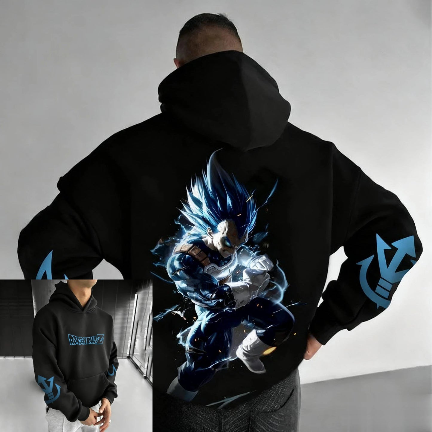 Dragon Ball Goku Graphic Hoodie Men Women Spring Autumn Streetwear Oversized Casual Hooded Sweatshirt Pullover Tops Anime Print