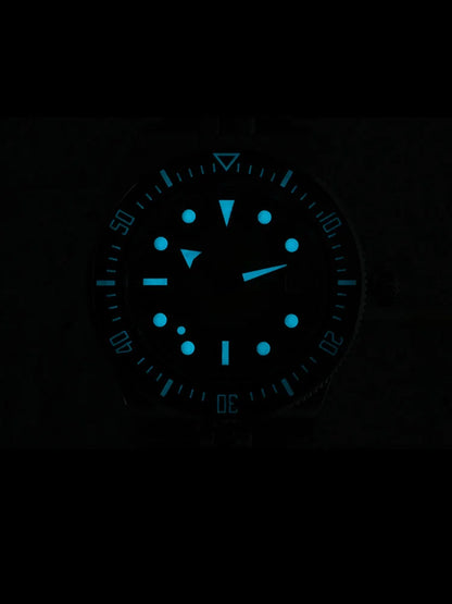 Relógio de mergulho de luxo para homem San Martin 40mm Miyota 9015, mostrador em esmalte sunburst, relógio de pulso mecânico automático, resistente à água 200m, SN0148