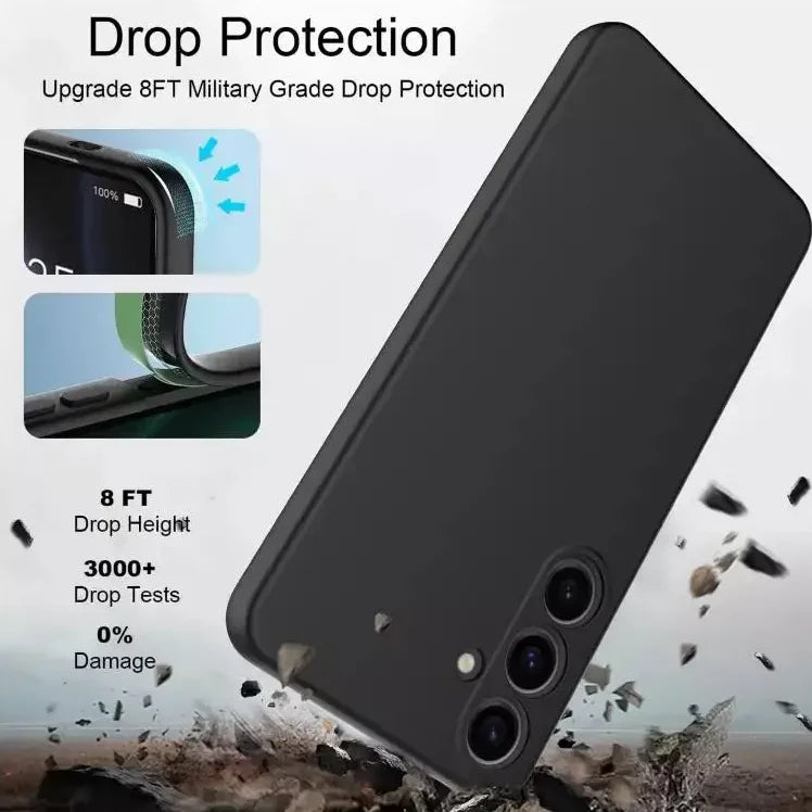 Custodia per telefono R-Royales F-Fortnites Gaming in silicone morbido nero per Samsung Galaxy A73, A72, A71, A70, A53, A52, A51