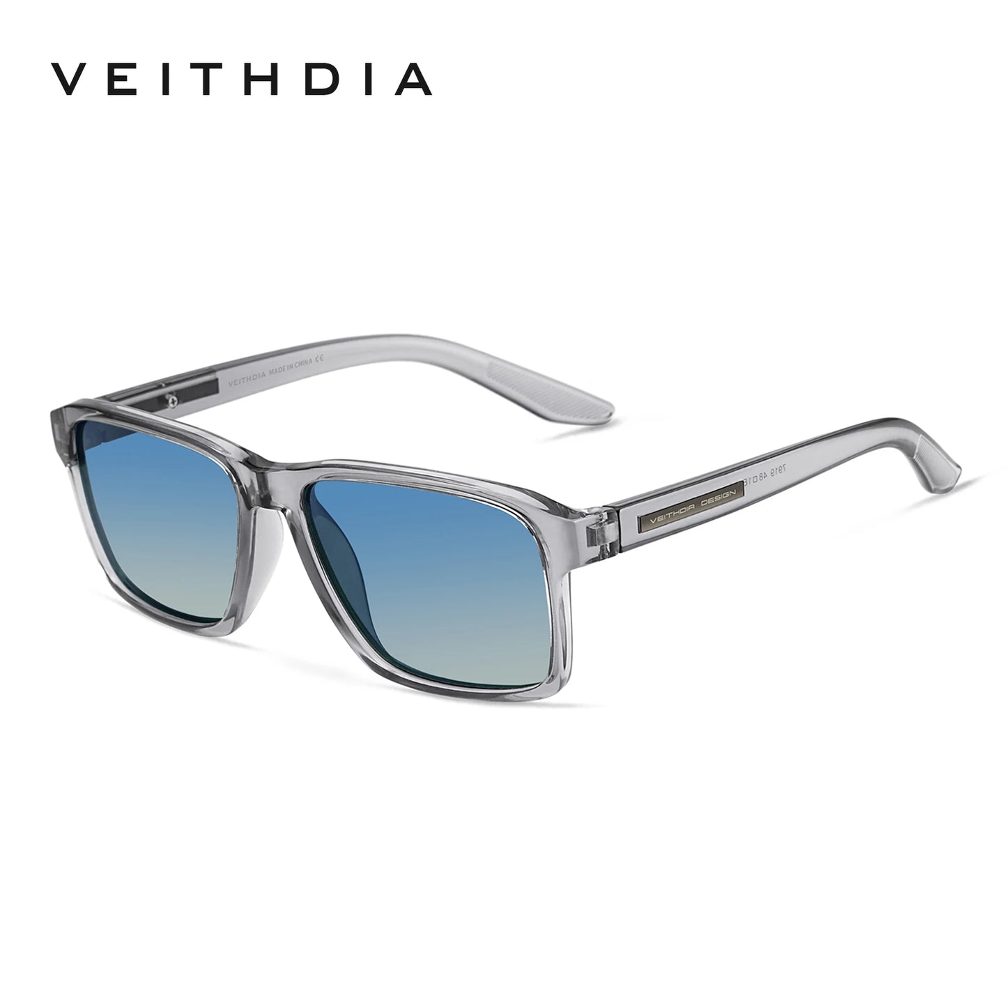 VEITHDIA Polarized UV400 Sunglasses Fashion Photochromic Gradient Mirror Lens Sports Driving Eyeglasses for Men And Women X7919