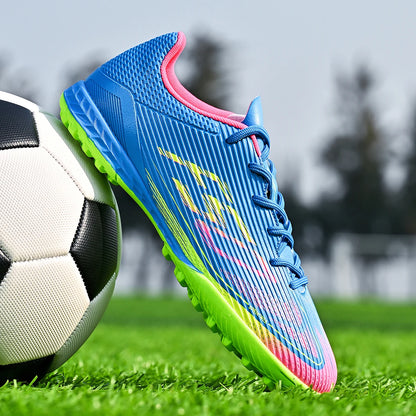 Scarpe da calcio professionali da uomo TF con tacchetti spezzati, super aderenza e antiscivolo, adatte a tutte le stagioni
