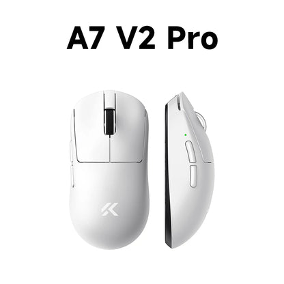 Ratón gaming inalámbrico ligero MCHOSE A7 V2 con doble tasa de sondeo de 8,000Hz, PAW3950 TI, para gaming, esports y oficina