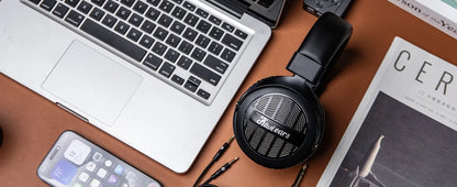 Linsoul Kiwi Ears Ellipse Studio-Grade Open-Back Dynamic Driver Kopfhörer mit abnehmbarem Kabel, Hi-Fi-Bass-Over-Ear-Headset mit Kabel