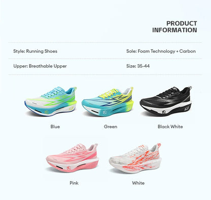Scarpe da running 5.0 MIX con piastra in carbonio per uomo e donna, sneakers da gara per maratona, stabili, reattive, ammortizzanti e da allenamento