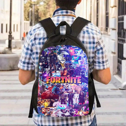 Child School Backpack With Shoulder Bag Pencil Bags School Bags for Hot Game Design-F-FortniteS Boys Girls Best Gift