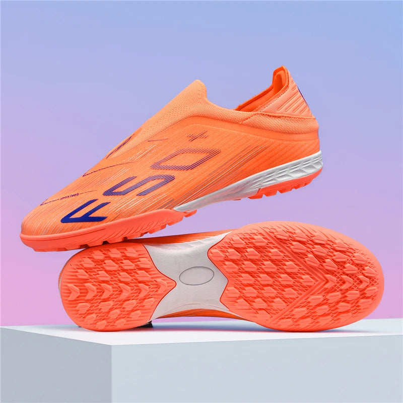 Sapatilhas de Homem Novas com Pitons para Relva, Ténis de Futebol de Alta Qualidade, Chuteiras de Futsal Antiderrapantes para Interior, Modelo Cano Alto para Exterior Mais Vendido