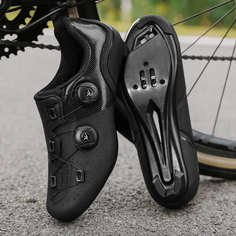 2025 new arrival professional cycling shoes, racing road bike SPD cleat shoes, ultralight self-locking MTB bicycle sneakers unisex