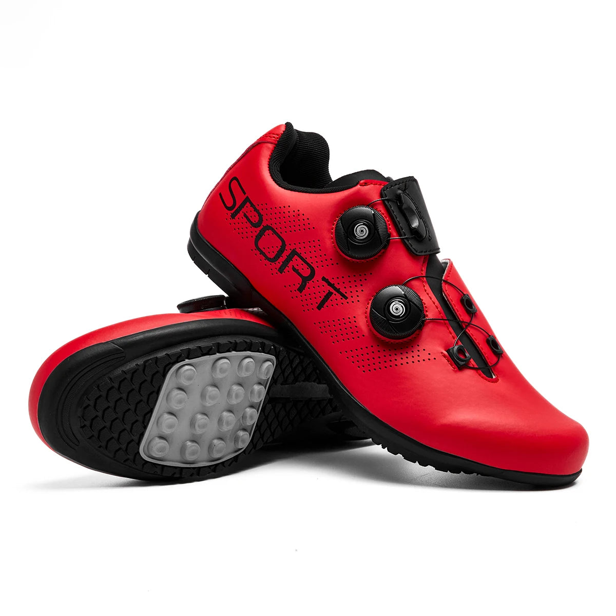 New outdoor rubber-soled cycling shoes breathable and comfortable professional sports rubber cycling shoes