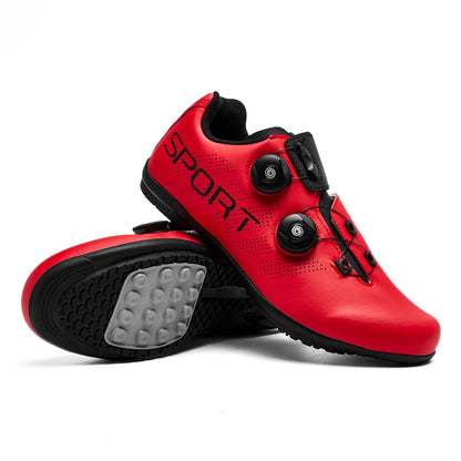New outdoor rubber-soled cycling shoes breathable and comfortable professional sports rubber cycling shoes