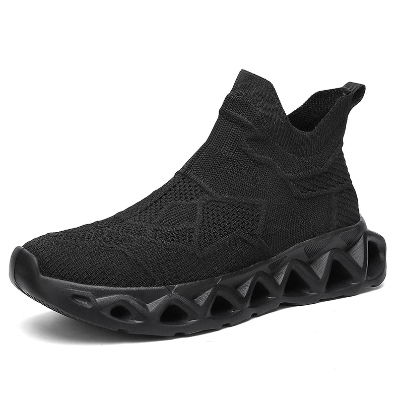 Men's Sports Shoes Ultralight Fashion Slip-On Daily Walking Outdoor Jogging Shoes Breathable Mesh Comfortable Casual Shoes for Men