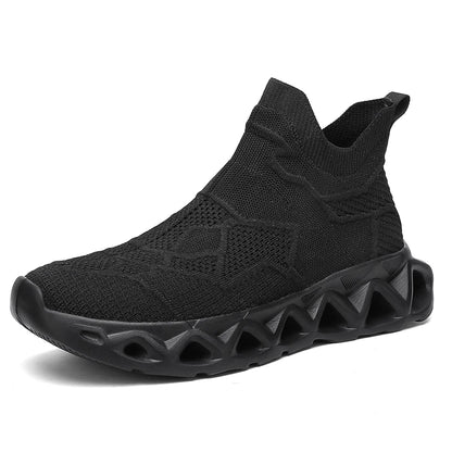 Men's Sports Shoes Ultralight Fashion Slip-On Daily Walking Outdoor Jogging Shoes Breathable Mesh Comfortable Casual Shoes for Men