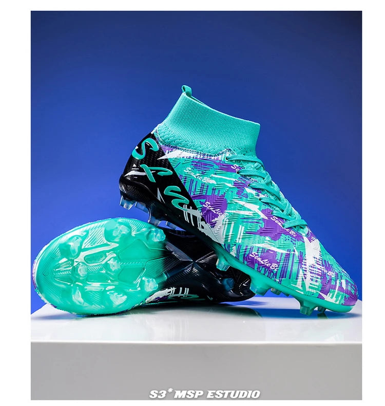 Botas de fútbol profesionales para hombre, zapatillas de fútbol Society, tacos de fútbol FG ultraligeros para entrenamiento, calzado deportivo de fútbol para exterior