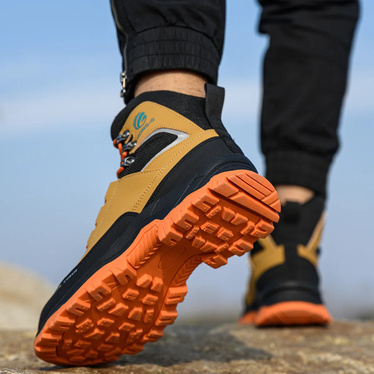 Chaussures de sécurité à embout en acier pour hommes, bottes de travail anti-perforation, chaussures de protection antidérapantes, chaussures de sport pour hommes