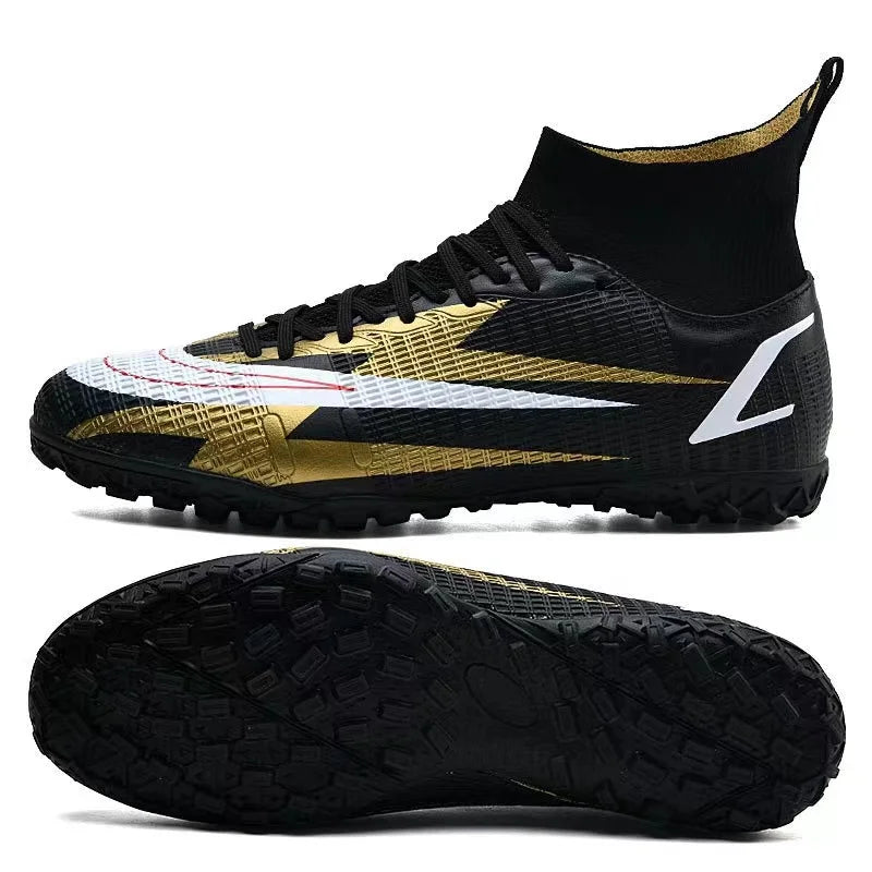 2025 New Long Nail Large Size Football Shoes Teenager Ankle Anti-slip Training Latest Sneakers FG/TF Soccer Shoes