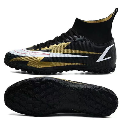 2025 New Long Nail Large Size Football Shoes Teenager Ankle Anti-slip Training Latest Sneakers FG/TF Soccer Shoes
