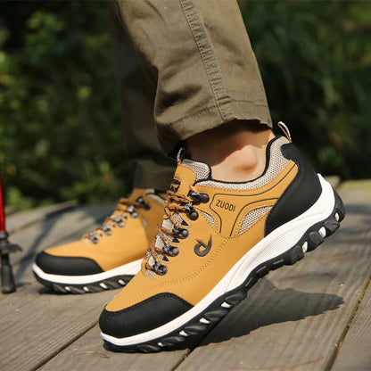 Scarpe da trekking da uomo in EVA, impermeabili, antiscivolo, in pelle, per sport outdoor, campeggio, running e jogging, novità 2025