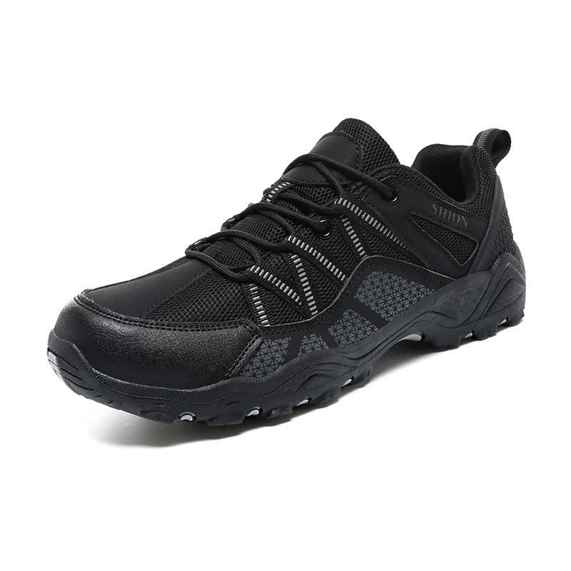 Marken-Wanderschuhe für Herren, atmungsaktive Mesh-Reiseschuhe, wasserdichte Outdoor-Schuhe für Jagd und Angeln, Berg-, Offroad-, Reit- und Sportschuhe