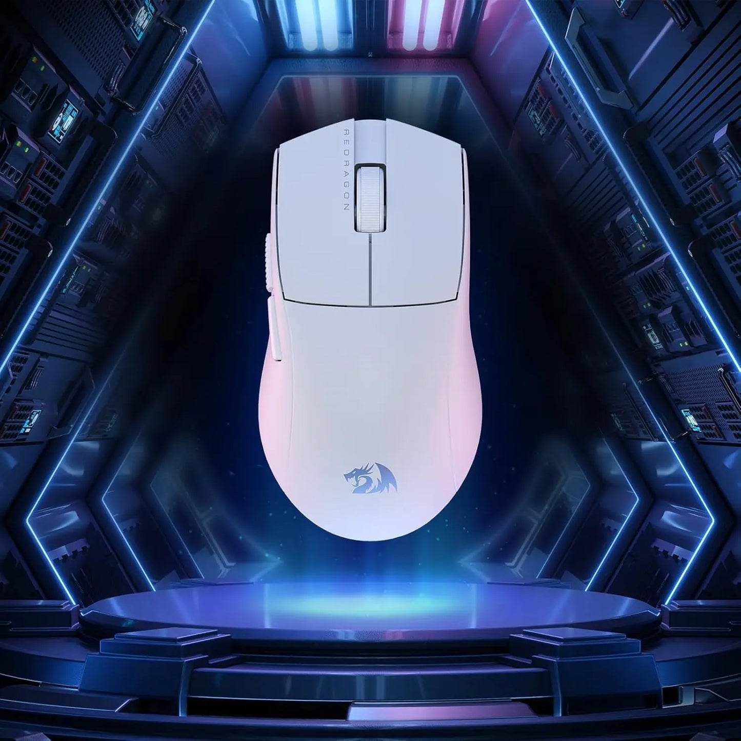 Mouse gaming cablato Redragon M724 42G ultraleggero, ottico, 12,400 DPI max, 5 pulsanti programmabili