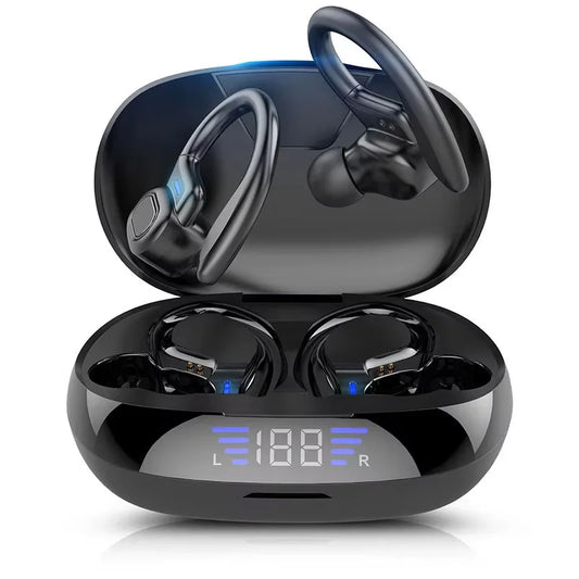 Écouteurs sans fil Sports SP16 BT, écouteurs intra-auriculaires avec crochets d'oreille, écouteurs de sport pour la course à pied, écouteurs intra-auriculaires VV2