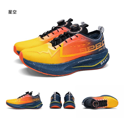 Men Marathon Running Shoes Carbon Board Speciality Sports Breathable Lightweight Women's Comfortable Athletic Nonskid Sneakers