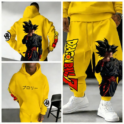 2026 Pok É Mon Animation Printed Hoodie and Pants Set for Men and Women, Casual Style Fashion Set
